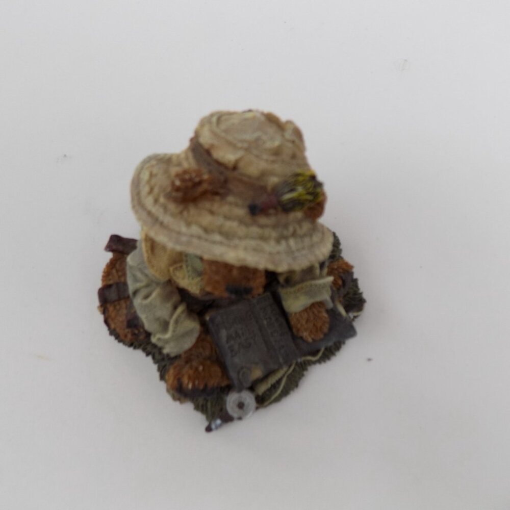 Boyds Bears Otis The Fisherman Style 2249-01 Classic Figure Fishing Hat Pole 4" - Picture 5 of 6